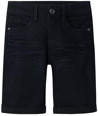 NAME IT Jungen Nkmsilas Slim DNM L 2272-ax Noos Shorts, Black Denim, 164