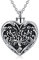 SOULMEET Asche Anhänger,Urne Halsketten für Asche Sterling Silber Baum des Lebens Medaillons Kremation Keepsake Anhänger kette