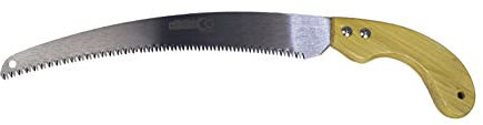 Bricoferr BFS11 Kurvensäge mit Holzgriff, 17 cm