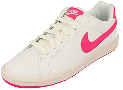 NIKE Scarpe da Tennis da Donna Court Majestic, Bianco Rosa Foil Bianco 113, 38 EU