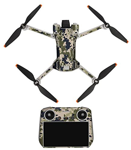Aufkleber für DJI Mini 3 Pro, Drohnenzubehör,mit Hautschutzfolie für Fernbedienung und Körperarm (8- Wüstentarnung)