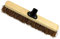 EDS 18” Garden Broom Head Only Outdoor Natural Bassine Hard Bristle Broom with Durable Support Bracket Yard Brush Heavy Duty Broom Outdoor Stiff Sweeping Yard (PACK OF 1)