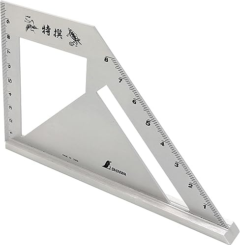 Shinwa 32740 Winkel mit Gehrung 45° und 90° by FAMEX (12570) - Anschlag-Gehrungswinkel - Japanische Präzision