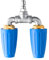 BOROCO Buse Turbo Rotative, Buse Nettoyeur Haute Pression Universelle, 1/4 4000 PSI Raccord Rapide Buse de Nettoyage à Turbine Rotative pour Nettoyeur Haute Pression à eau