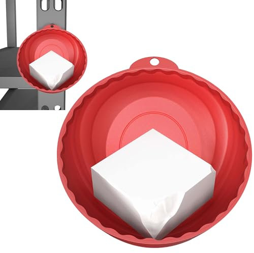 HAIRUNFU Gym Chalk Bowl Multi Position Chalk Holder Weight Lifting Magnetic Chalk Bowl for Convenient Workouts (Red)