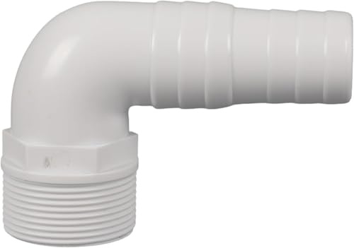 Btstil Pool Schlauch Fitting 90° Winkel, Schlauchtüllen-Anschluss Ø 32/38 mm Pool Adapter Compatible with SPX1105Z4, Pool Schlauchverbinder für Pool und Garten