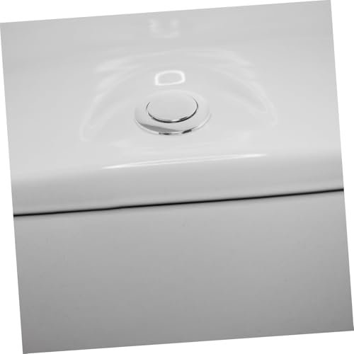 UKCOCO 2stücke Toilettenspülknopf Mit Druckknopf Für Wc Wassertank Spülkastenknopf Bad Zubehör Einfach Zu Bedienen Installieren