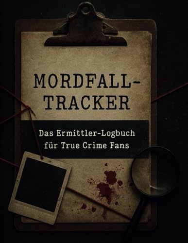 Mordfall-Tracker – Das Ermittler-Logbuch für True Crime Fans: Dokumentiere Serienmörder, entwickle Theorien und analysiere Cold Cases – 100 Seiten für echte Hobby-Ermittler & Crime-Fans