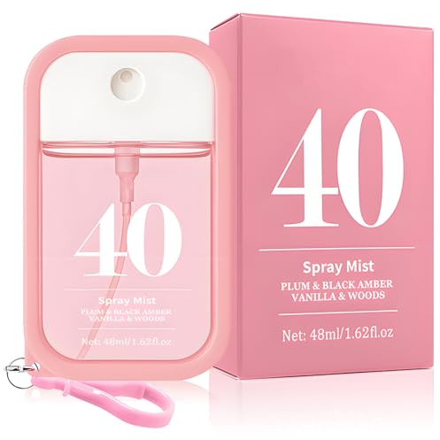 Parfüm Bodyspray Damen 48ml Mit Haken,Fruchtiges Body Mist,Lang Anhaltender Duftspray,Haar und Körperduftnebel,Damenparfum Körperspray für Tägliches Reisen Urlaubsreise Dating,Geschenk für Frauen
