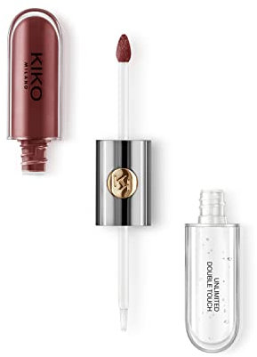 KIKO Milano Unlimited Double Touch 105 | Flüssiger Lippenstift Mit Langem Halt (12 Stunden) In 2 Schritten, Strahlendes Finish