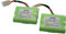 Hochwertiges Zubehör von Hannets® kompatibel für Neato XV Roboterstaubsauger Staubsaugroboter Ersatzakku I 2 Premium Neato Ersatz Akku 3500mah 7,2V