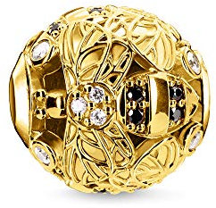 Thomas Sabo Damen-Bead Biene 925 Sterlingsilber gelbgold vergoldet K0331-414-18