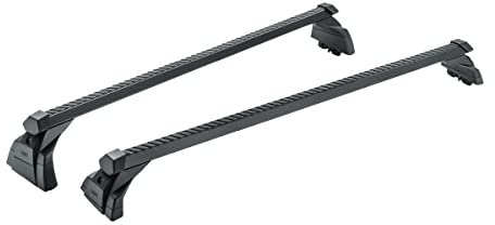 Audi 4J3071126 Grundträger Tragstäbe Dachträger T-Nut Dachgepäckträger, schwarz, nur für Glasvolldach Nicht ausstellbar (PR-Code 3FG), Nicht für Carbon Volldach