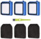 QX7 Filter Zubehör Set für AEG QX6 QX7 QX8-2 Staubsauger Ersatzteile Ersatzfilter für AEG ASKW1 Filter mit 3 Vormotorfilter 3 Hygienefilter Waschbar 1 Reinigungsbürste