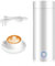 Riisoyu Hervidor Agua Electrico, 3 en 1 Hervidor de Agua Pequeño y Mini Termo Hervidor de Viaje Inoxidable Hervidor Eléctrico Portátil Apagado Automático para Hacer Leche, Café y Té, Blanco