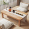 Japanischer Couchtisch, Tatami-Tisch, Zen-Teetisch, multifunktionaler Couchtisch, Vintage-Tisch für Wohnzimmer, Schlafzimmer, Erkerfenster (Farbe: Braun, Größe: 120 x 48 x 32 cm) (Holzfarbe: 100