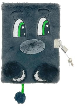 Yuhu.kids Tagebuch mit Schloss | Mädchen und Jungen | Notizbuch liniert | kleine Geschenke für Kinder | Bücher | verschiedene Designs | Buch Journal | Achtsamkeit (Maulwurf)
