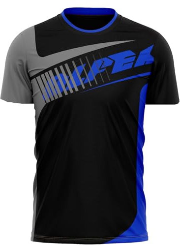 FFFF & OLFEH MTB Trikot,Herren Radtrikot Fahrradtrikot Kurzarm, Fahrradbekleidung Fahrrad Trikot T Shirt für Männer,Shirt Downhill Fahrrad Jersey Schnelltrocknend (TU3,L)