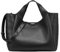 DKNY Women's WILLA Satchel 100% Polyurethane, Black and Silver