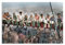 KPOKAHT Poster Lunch Atop A Skyscraper with Color, Leinwand, Wandkunst, Wohnzimmer, Poster, Gemälde, 50 x 75 cm