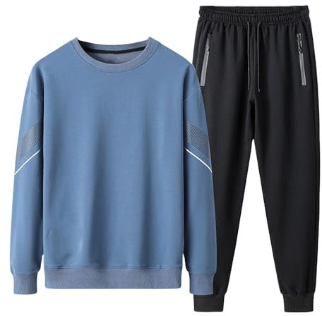 hehiy Herren Uni Colour Jogging Anzug Trainingsanzug Sportanzug Fitness Sporthose Hose Hoodie Fitness Set Trainingsanzug FußBall Vereine