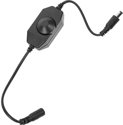 Housoutil Modulatore Di Luce Interruttore Dimmer Dimmer Interruttore Luce Lampadina Striscia Led Spina Dimmer Ricaricabile Guidato Striscia Luminosa a Led Per Esterni Black Plastica