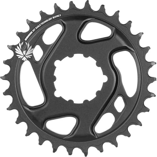SRAM Zubehör Kettenblatt Direktmontage kaltgeschmiedet 34 12-Gang 3mm Offset Black Boost.