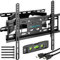Alaskaprint TV Wandhalterung Schwenkbar Neigbar TV Halterung für 20-60 Zoll Fernseher wandhalterung Flach & Curved LCD LED, Monitor(58-140CM) bis zu 50kg, max.VESA 400x400