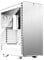 Fractal Design Define 7 Compact White Brushed Aluminum/Steel ATX Compact Silent Tempered Glass Window Mid Tower Computer Case