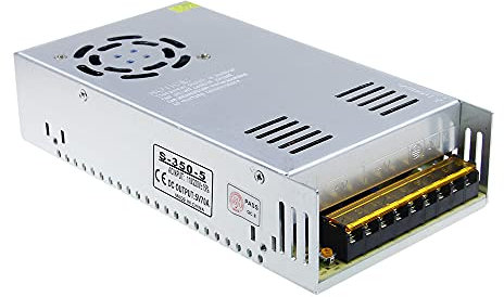 ALITOVE 5V 70A Fuente de alimentación AC 220V a DC 5 Volt 70 amp 60A Adaptador de transformador Controlador LED para WS2812B WS2811 WS2813 SK6812 Tira de LED Pixel Light CCTV Camera