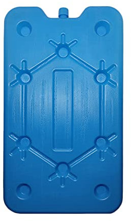 VIRSUS Kühl-Auffangbehälter, 2 Stück Kühlakkus à 400 ml je Eiswürfel für Behälter und Kühltaschen, Farbe Blau, Kühlakkus