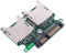 ezqnirk 1 stücke 2 Port Dual SD SDHC MMC RAID zum SATA-Adapterkonverter mit Gehäuse für SD-Karte