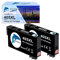 GoToners 405 XL Patronen Kompatibel für Epson 405XL Schwarz Druckerpatronen für Workforce Pro WF-3820 WF-3825 WF-4820 WF-4825 WF-4830 WF-7830 WF-7835 WF-7840 (2 Black)