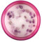 Aquarius Sternzeichen Kerze mit Bergamotte & Mandarine Duft, Amethyst Kristall Chips – Spiritueller Wassermann Kraftstein