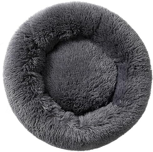 Fhodigogo Katzenbett Hundebett Donut Hund Bett Hund Kleine Hundekissen Donut Kissen Katze Hundebetten Fuer Kleine Hunde Katzenbett Hundebett Bett Fuer Kleine Hunde Katzenkissen Donut Für 3Kg Haustier
