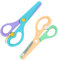 Sugeru 2pcs Kinder Sicherheit Schere Sicherheitsschere,Kinderschere,Papierschere Bastelschere Vorschule Kita Kindergarten Schere Anfängerschere,Kunststoffklinge,DIY Handwerk