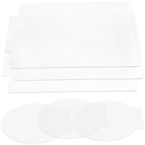UPKOCH Acryl Lampenplatte LED 6 Stück, Runde, Lichtplatte für Selbstgemacht