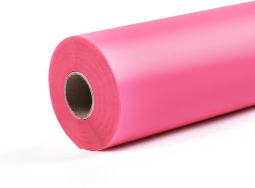 LOKLiK Rouleau Rose de Vinyle Permanent Adhésif Matte Tissus Textiles 1 pc 30.5 x 180 cm - Idéal pour Mugs, Verre, Bois, Plastique – Résistant à l’Eau & Extérieur – Facile à Découper & Transférer