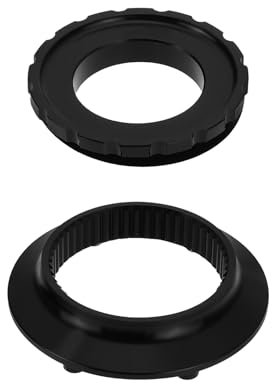 Be In Your Mind 1 Set Bike 6-Bolzen Zu Centerlock Disc Bremse Adapter Kompatibel mit DT Swiss QR Thru-Axle Hubs Fahrrad Hub Centerlock Schwarz