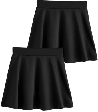NEXT Mädchen Hosenrock zum Hineinschlüpfen mit Jerseystretch im 2er-Pack