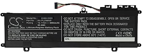 vhbw Akku kompatibel mit Samsung NP880Z5E-X01AU, NP880Z5E-X01, NP870Z5G-X03DE, NP880Z5E Notebook (6000 mAh, 15,1 V, Li-Polymer)