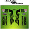 Pegatinas HORQUILLA Rock Shox REBA 2016 ELX20 Stickers Aufkleber AUTOCOLLANT ADESIVI Bicicleta Cycle MTB Bike 29 Negro/Black