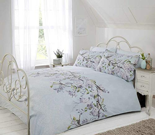 Rapport Duvet Cover Set, Polyester-Cotton, Duck Egg, Double, 12396687