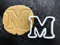 Alphabet Letters 3 Sizes Cookie Cutters Fondant Cake Decorating (Letter M, 4)