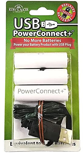 Kurt S. Adler 3-AA USB Power Connect and Converter