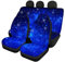 Woisttop Galaxy Starry Auto-Sitzbezug; Zubehör beinhaltet 2 Vordersitzbezüge + 1 Rücksitzbezug + 1 Rücksitzbankbezug für die untere Sitzbank, universelle Passform.