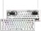 Pulsar Gaming Gears - Teclado mecánico PCMK para juegos UK QWERTY Disposición intercambiable en caliente 60% (barebone, blanco)