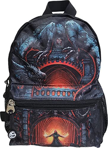 Spiral Mini Back Pack, Unisex-Erwachsene Mini-Rucksack, Schwarz,
