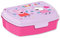 HOVUK Peppa-Pig Lonchera de 20 cm, contenedor de plástico apto para alimentos, caja de sándwich apta para microondas, regalo escolar para niños de más de 3 años