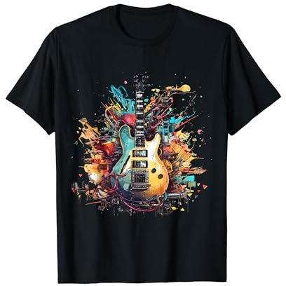 Gitarren Shirt Gitarre E-Gitarrist Musik Musiker Geschenk T-Shirt